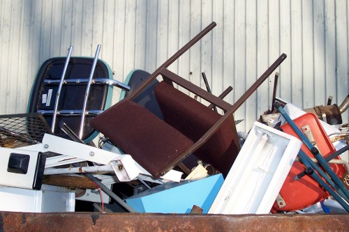 Clean and organized garden space post-clearance in Euston